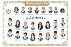 Grado en Matemáticas 2017 - 5ª Promoción