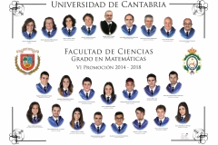 Grado en Matemáticas 2018 - 6ª Promoción