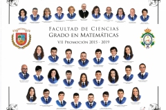 Grado en Matemáticas 2019 - 7ª Promoción