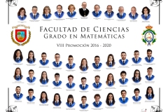 Grado en Matemáticas 2020 - 8ª Promoción