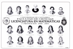 Matemáticas 2005 - 22/1ª Promoción