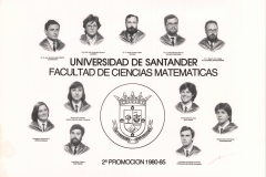 Matemáticas 1985 - 2ª Promoción