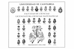 Matemáticas 1998- 15ª Promoción