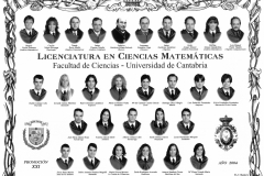 Matemáticas 2004 - 21ª Promoción