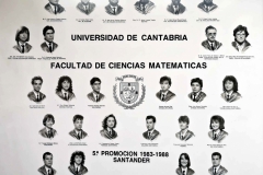 Matemáticas 1988 - 5ª Promoción
