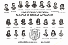 Matemáticas 1990- 7ª Promoción