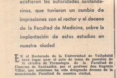 Elección del primer decano 1971. Eugenio-Villar